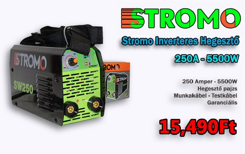 Stromo SW250 Inverteres Hegesztőgép 5500W