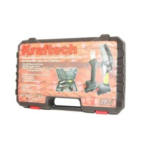 KrafTech KT/BCD2-360i Akkumulátoros Kézi Gallyazó és Metszőolló 38V + sok kiegészítő