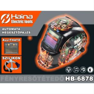 Haina HB-6878 Automata Fényresötétedő Hegesztőpajzs Boldog Joker 